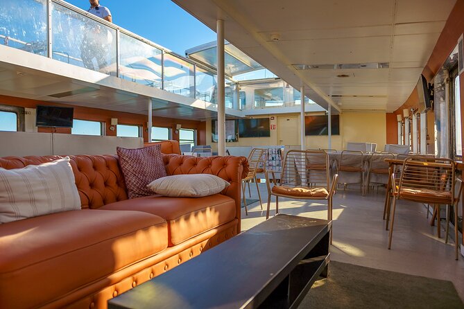 Lisbon River Boat Sightseeing Tour with a Drink - The river mouth changes the feel of the trip