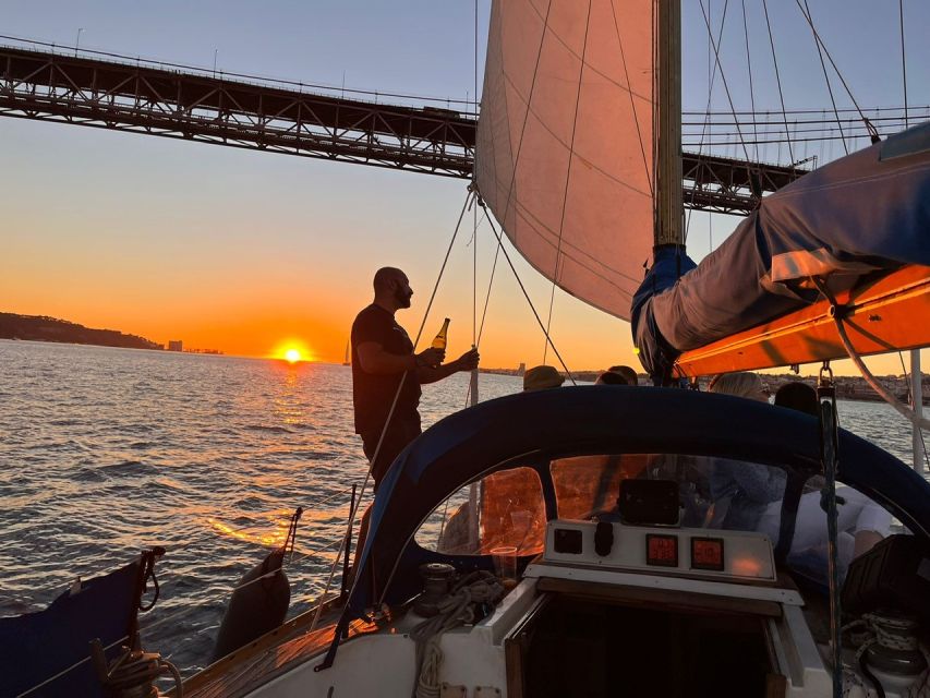 Lisbon: Sailboat Sunset Tour with a Drink - What the $40 price gets you