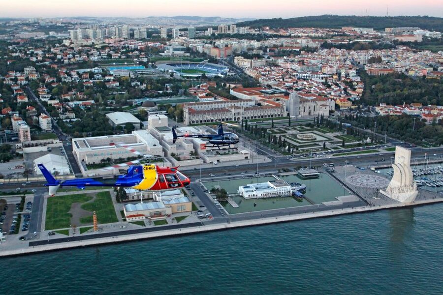 Lisbon: Sightseeing Helicopter Tour Over Belem and Caparica - Belém’s monuments in one quick sweep