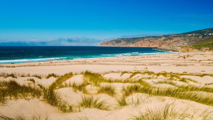 Lisbon: Sintra, Pena, Cabo da Roca Coast & Cascais Day Tour - Atlantic views at Guincho Beach