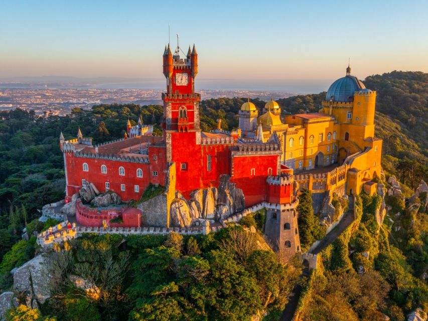 Lisbon: Sintra, Pena Palace, Cabo Roca Coast & Cascais Tour - Pena Palace: colorful, crowded, and worth the effort