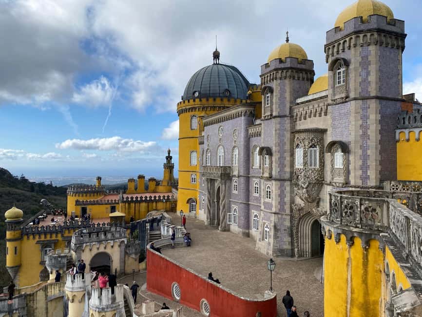 Lisbon: Sintra Tour with Pena Palace and Quinta da Regaleira - From Lisbon to Sintra in a small van