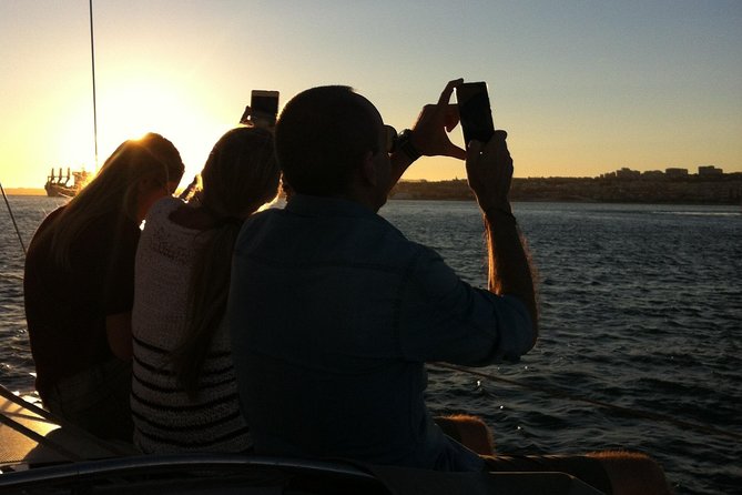 Lisbon Small Group 2h Sunset Sailing- Live Commentary & a Drink - Belém Tower from the water