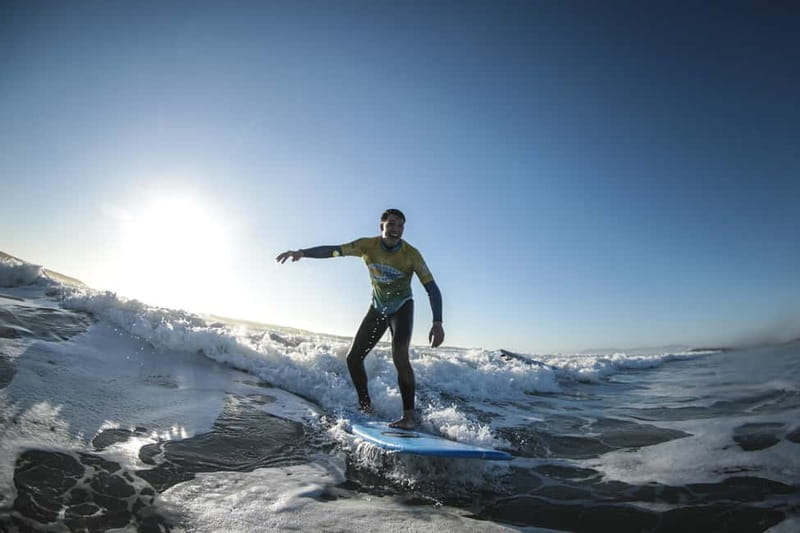 Lisbon: Surf Experience at Costa da Caparica - Getting fitted with the board and wetsuit