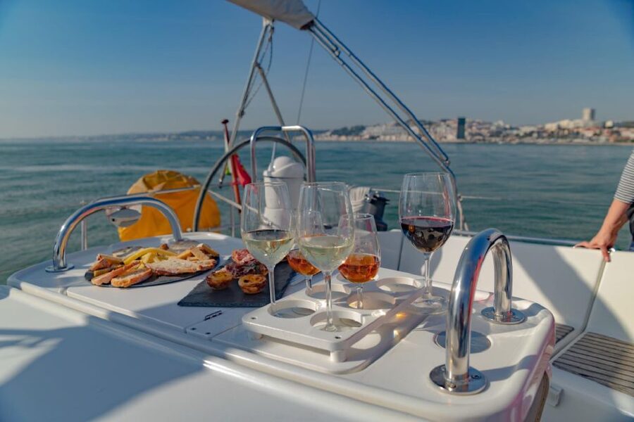 Lisbon: Tagus River Sailboat Tour - Wine, Portuguese snacks, and the sunset hour