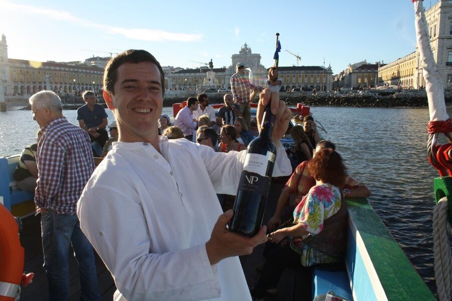 Lisbon: Tagus River Sunset Cruise in a Traditional Vessel - Ribeira das Naus and the opening view