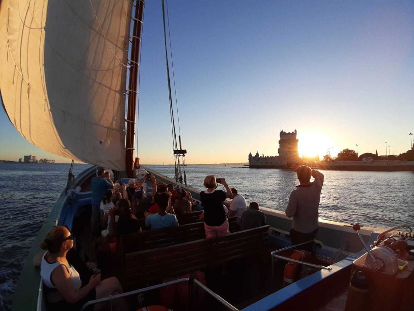 Lisbon: Tagus River Sunset Cruise in a Traditional Vessel - Praça do Comércio from the water