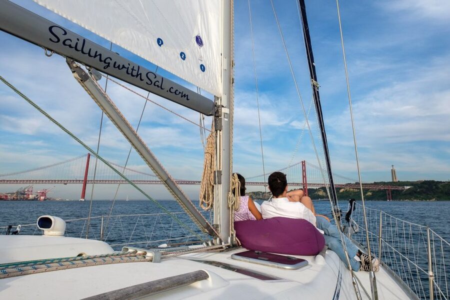 Lisbon: Tagus River Sunset Cruise with Drinks - A quick safety briefing, then onto the Tagus