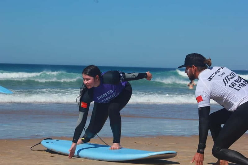 Lisbon: The Surf Instructor - surf lessons with transfer - From Lisbon to Praia do Castelo