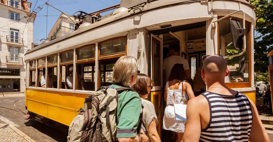 Lisbon Tram No. 28 Ride & Walking Tour - Riding the real Tram 28 through the Old Town