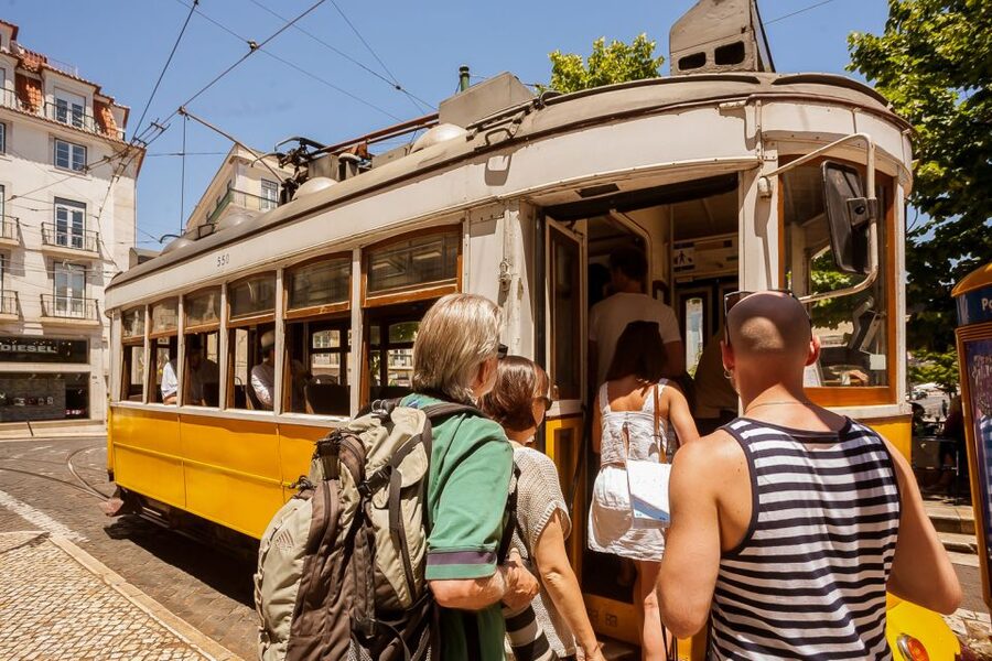 Lisbon Tram No. 28 Ride & Walking Tour - City views from Lisbon’s steep streets