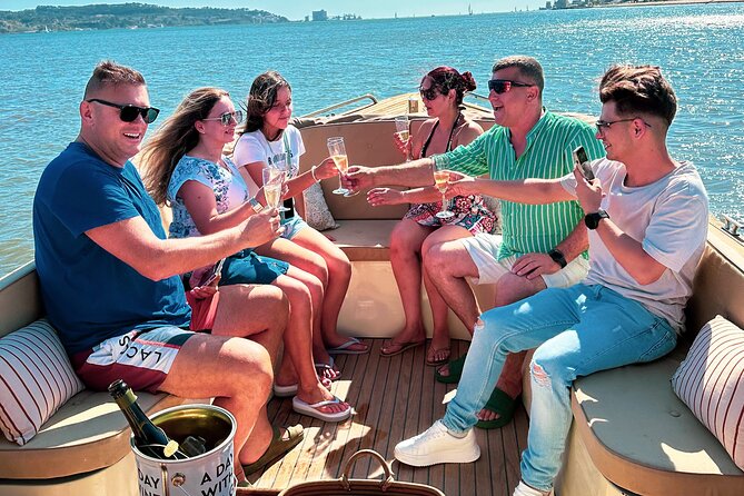 Lisbon – Vinho Verde Wine Premium Boat Experience - Cristo Rei and the Almada riverfront