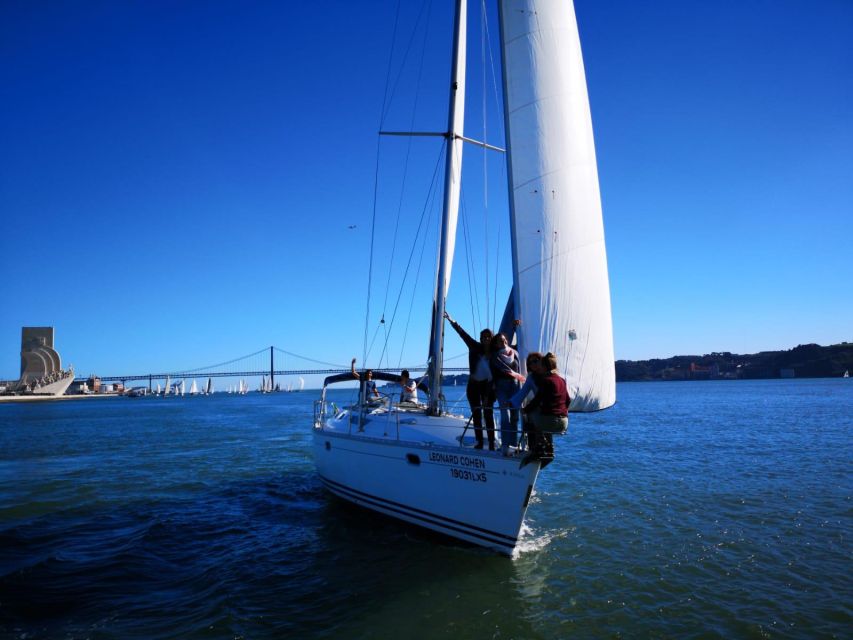 Lisbon: Yacht Sailing Tour With Portuguese Wine and History - Belém’s monuments in one long waterfront view