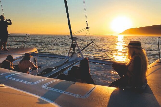 LUXURY Catamaran Sunset and Wine cruise - From Alcântara to the open river