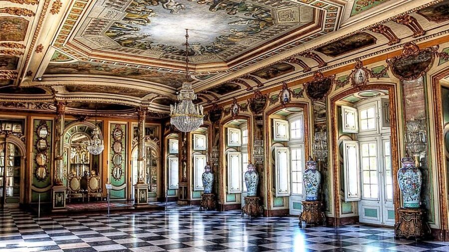 Mafra Convent, Queluz Palace & Ericeira Tour from Lisbon - Queluz Palace and its formal gardens