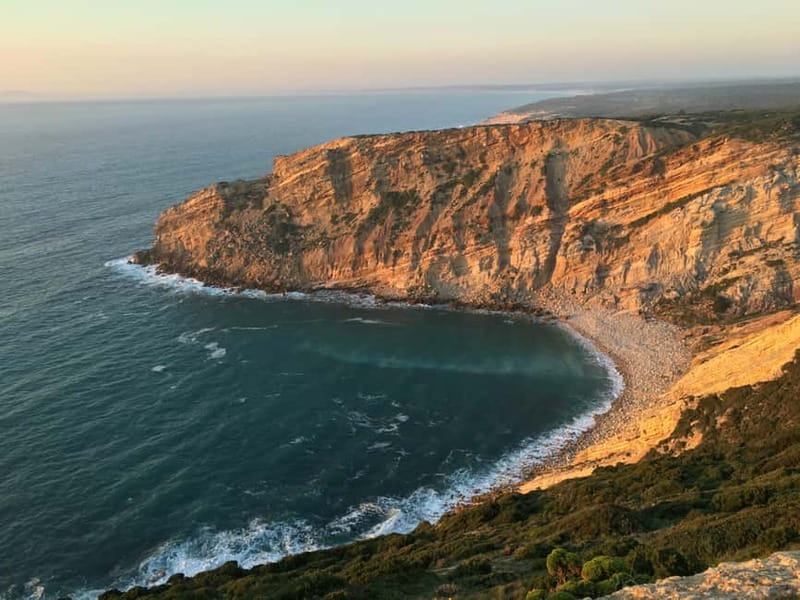 Sesimbra & Arrábida National Park Tour with 5 Wines Tasting - Sesimbra Castle above the fishing town