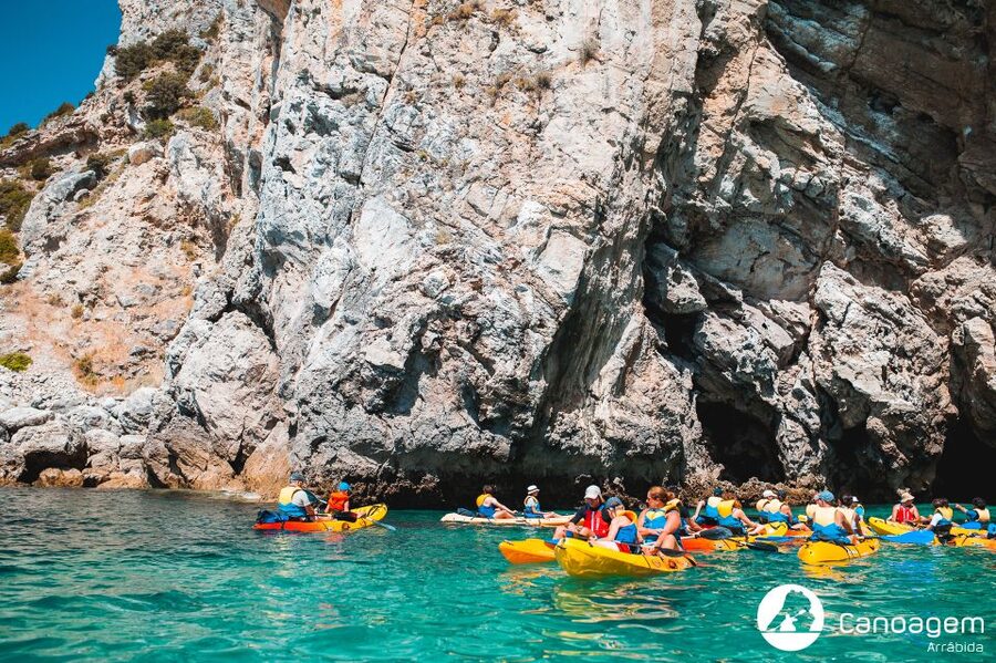 Sesimbra: Arrábida Natural Park Guided Kayaking Tour - The beach stop and Portuguese pastry