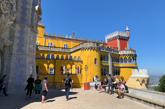 Sintra Cascais Private Tour with Pena Palace and Mouros Castle - Guincho Beach, a windy stretch of sand