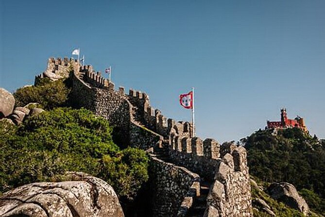 Sintra Cascais Private Tour with Pena Palace and Mouros Castle - First stop, the steep walls of the Moorish Castle