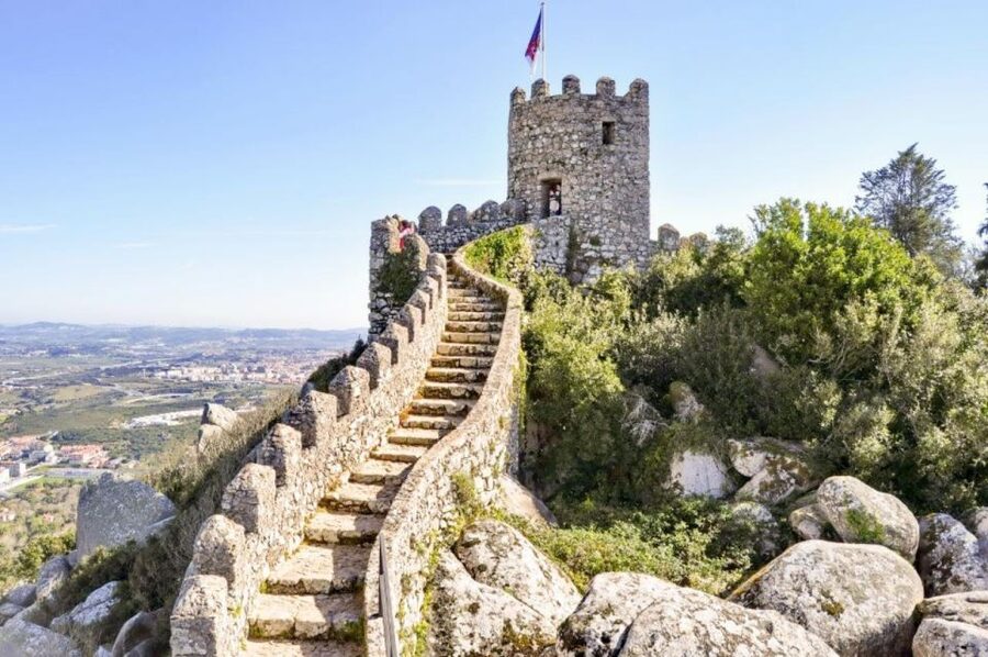 Sintra: Castle of the Moors Skip-the-Line Ticket+Audio Guide - Following the English audio tour