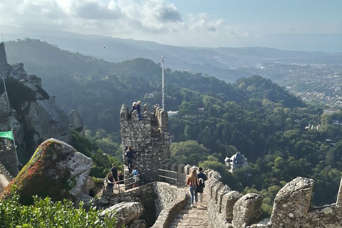 Sintra Half Day with Pena Palace and Regaleira from Lisbon - Sintra village and the Travesseiro stop